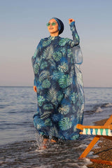 Marina Kadın Desen Detaylı Tesettür Pareo P2106