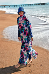 Desenli Pareo Kaftan P2430