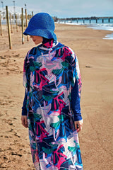 Desenli Pareo Kaftan P2430