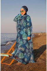 Marina Kadın Desen Detaylı Tesettür Pareo P2106