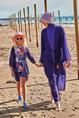 Çocuk Desenli Renkli Kimono P2421