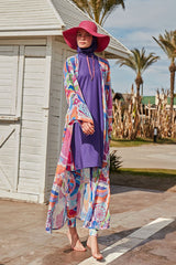 Renkli Kimono Kaftan P2424