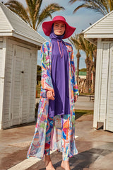 Renkli Kimono Kaftan P2424
