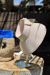 Pudra Hasır Vizör Şapka 14624