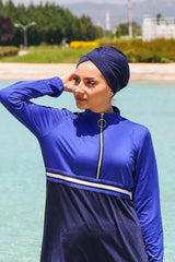 Lacivert Çapraz Detaylı Deniz Bonesi B2103