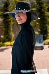 Siyah Tam Kapalı Tesettür Mayo M2032