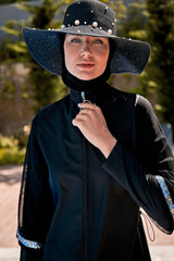 Siyah Tam Kapalı Tesettür Mayo M2032