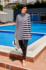 Siyah Tam Kapalı Tesettür Mayo 1951