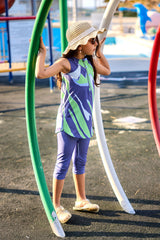 Marina UPF50+ Korumalı Kız Çocuk Mayo - C2503