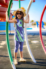 Marina UPF50+ Korumalı Kız Çocuk Mayo - C2503