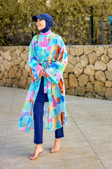 Marina Renkli Pareo Kimono – P2506