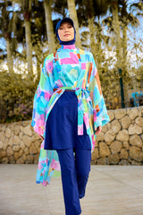 Marina Renkli Pareo Kimono – P2506