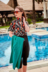 Petrol Yeşili Plaj Havlusu PH23-13402