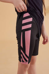 Taytlı Siyah Çocuk Mayo K2336