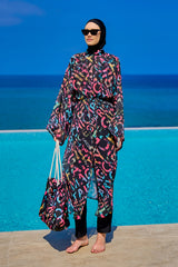 Rivamera Desenli Pareo Kimono – RP2507