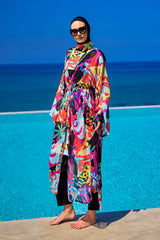 Rivamera Desenli Pareo Kimono – RP2510