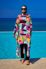 Rivamera Desenli Pareo Kimono – RP2511