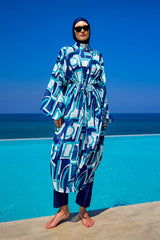 Rivamera Desenli Pareo Kimono – RP2513