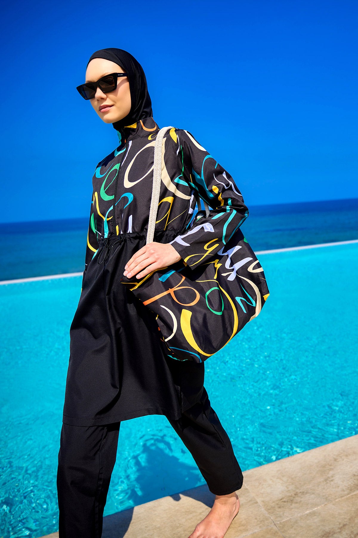 Rivamera Tesettür Mayo R2505 - Siyah