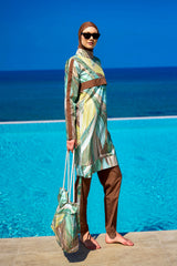 Rivamera Tesettür Mayo R2512 - Kahverengi