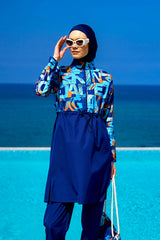 Rivamera Tesettür Mayo R2503 - Mavi