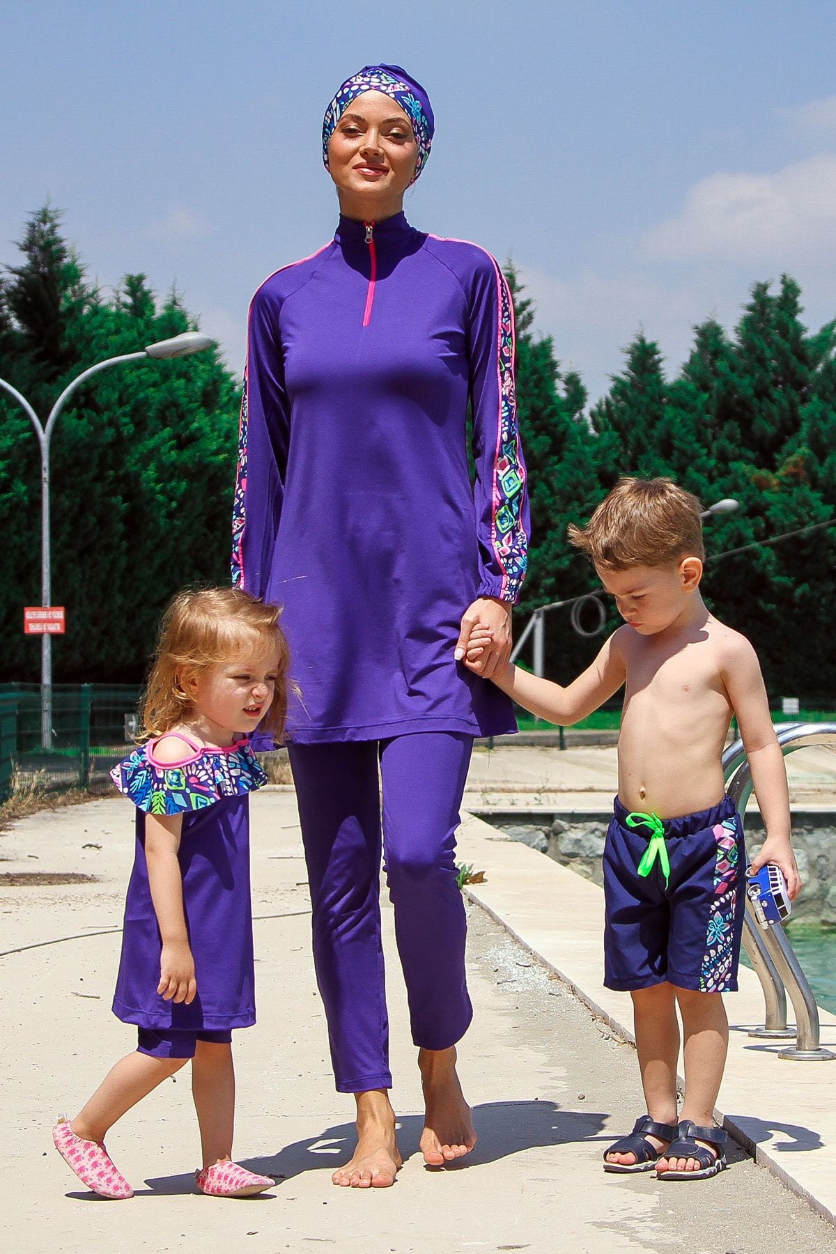 Marina Erkek Çocuk Lacivert Desenli Şort B2202 Ürün ana görseli