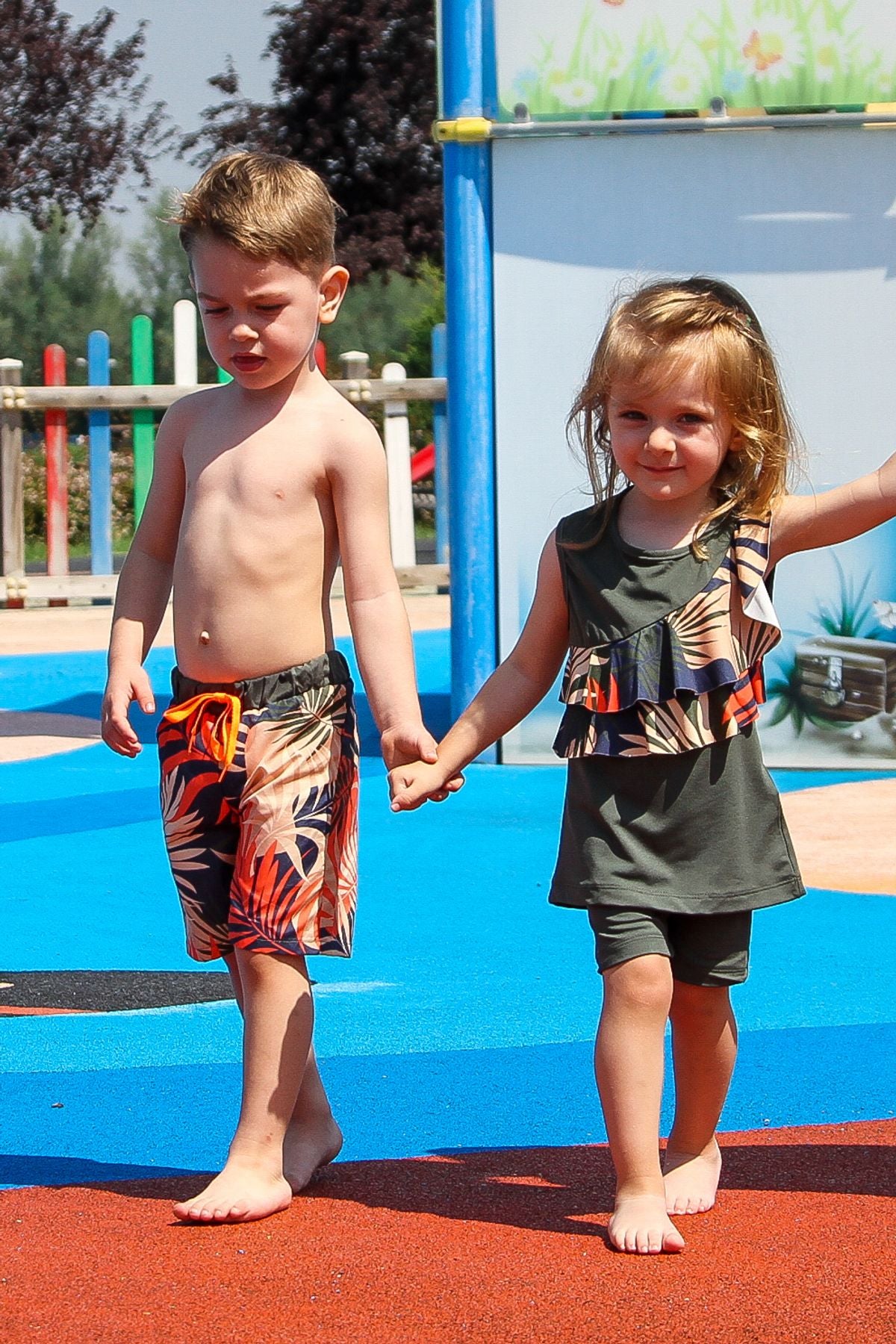 Marina Erkek Çocuk Haki Desenli Şort B2201 Ürün ikincil görseli