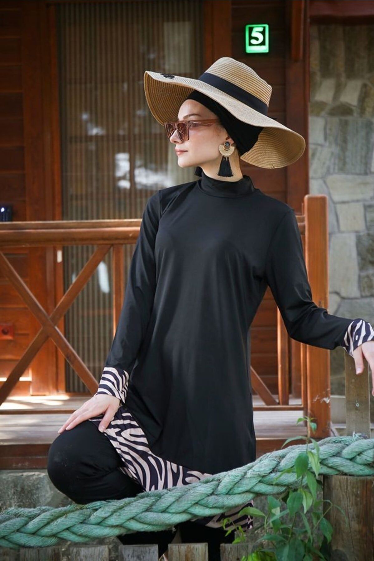 Marina Tesettür Mayo 1978-Siyah