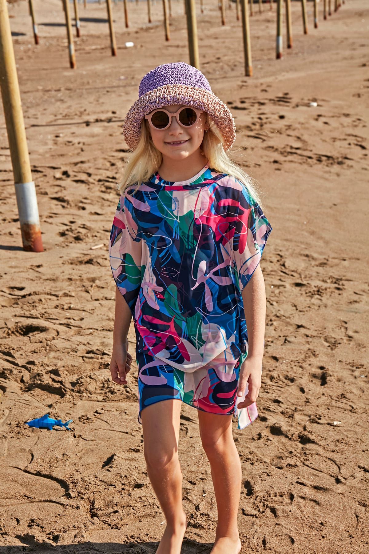 Çocuk Desenli Renkli Pareo P2431 Ürün ikincil görseli