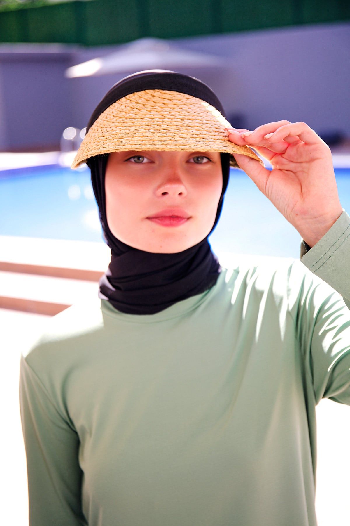 Siyah Şeritli Camel Vizör Şapka 14402 Ürün ikincil görseli