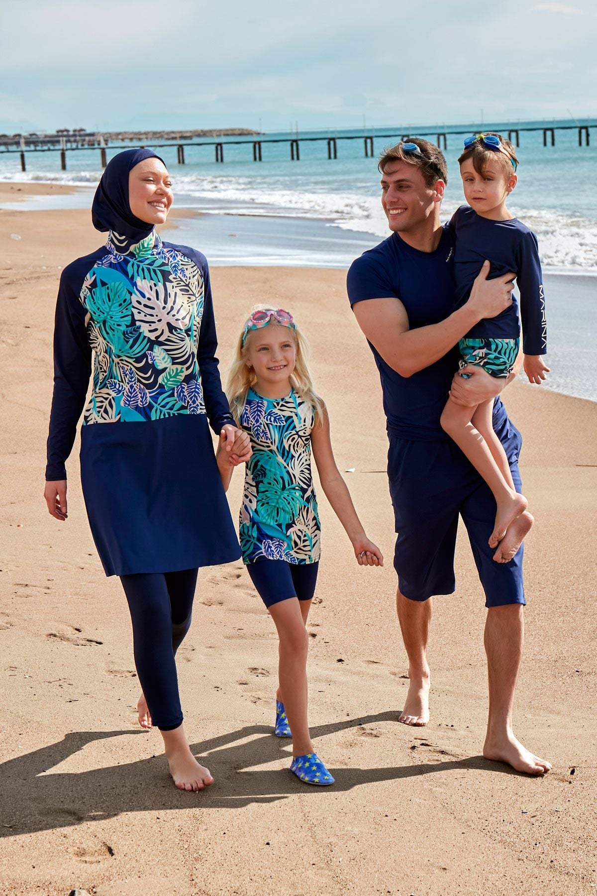 Lacivert Desenli Erkek Çocuk Şort B2431 Ürün ikincil görseli