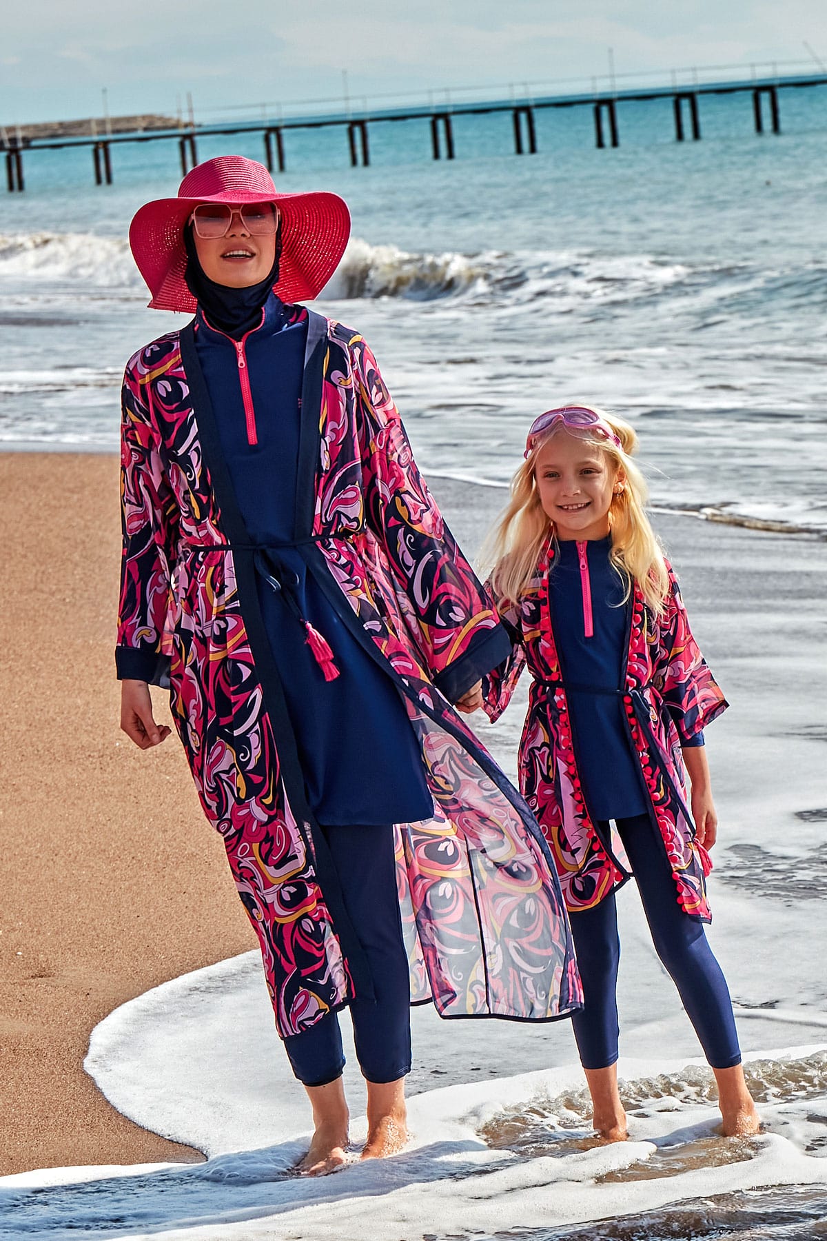 Çocuk Desenli Renkli Kimono P2417 Ürün ana görseli