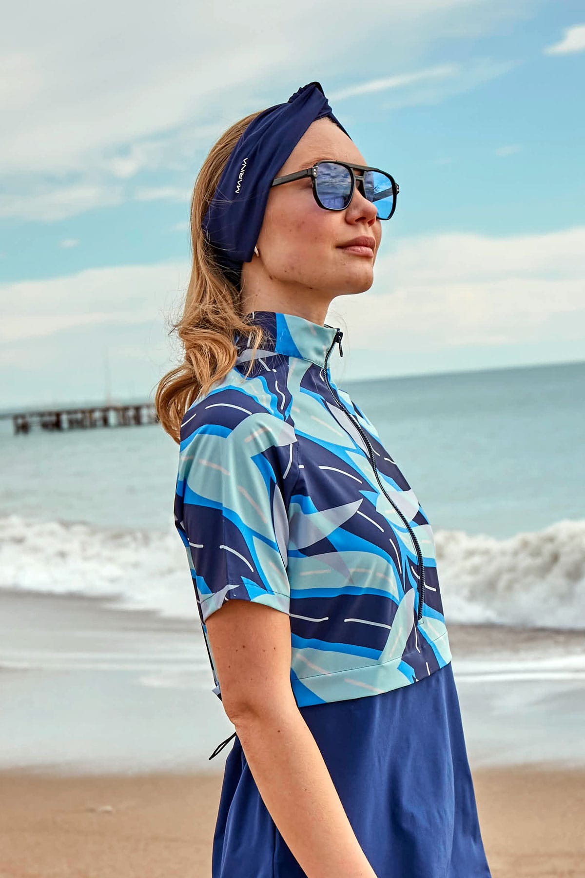 Lacivert Yüzme Bandanası BN2401