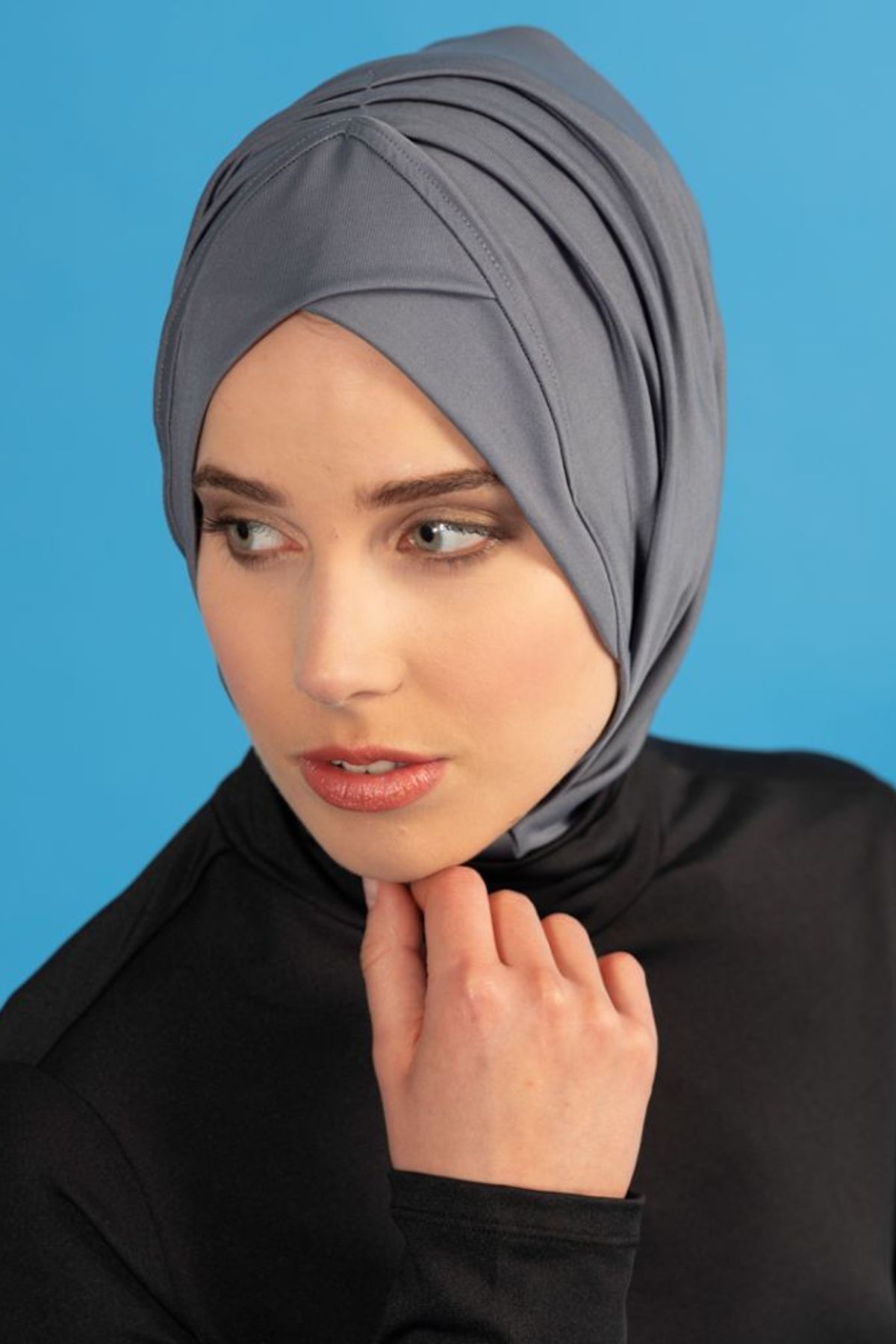 Çapraz Detaylı Deniz Bonesi - Füme B2104
