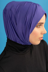 Çapraz Detaylı Deniz Bonesi - Lila B2104