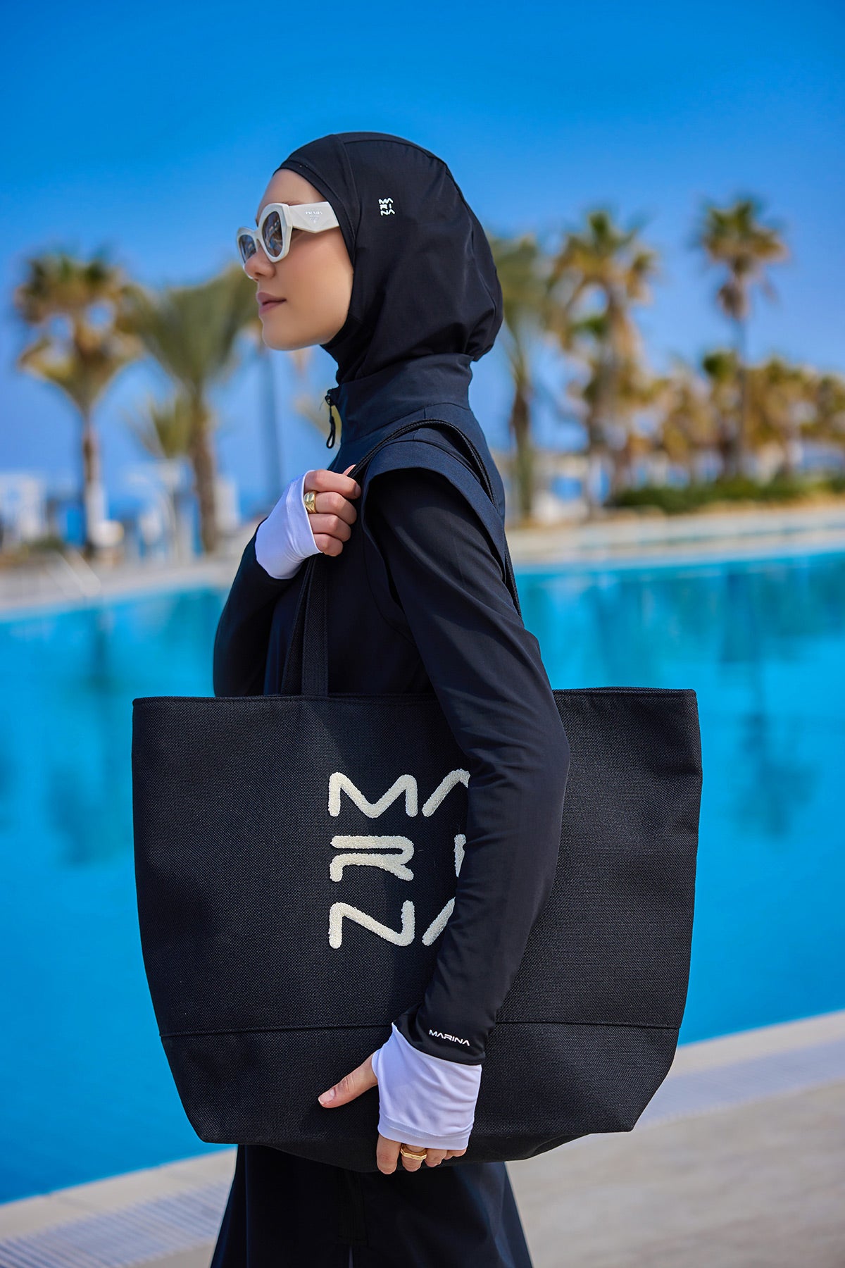 Siyah Çanta Nakışlı CA2501-1