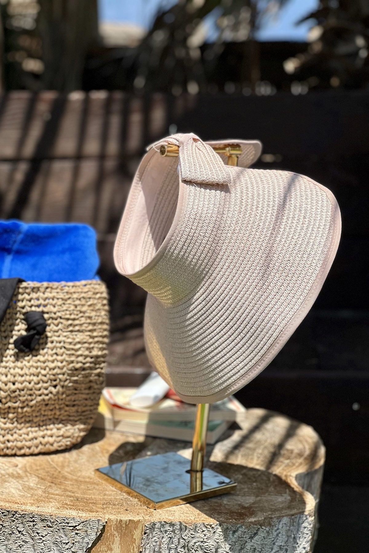 Pudra Hasır Vizör Şapka 14624 Ürün ana görseli