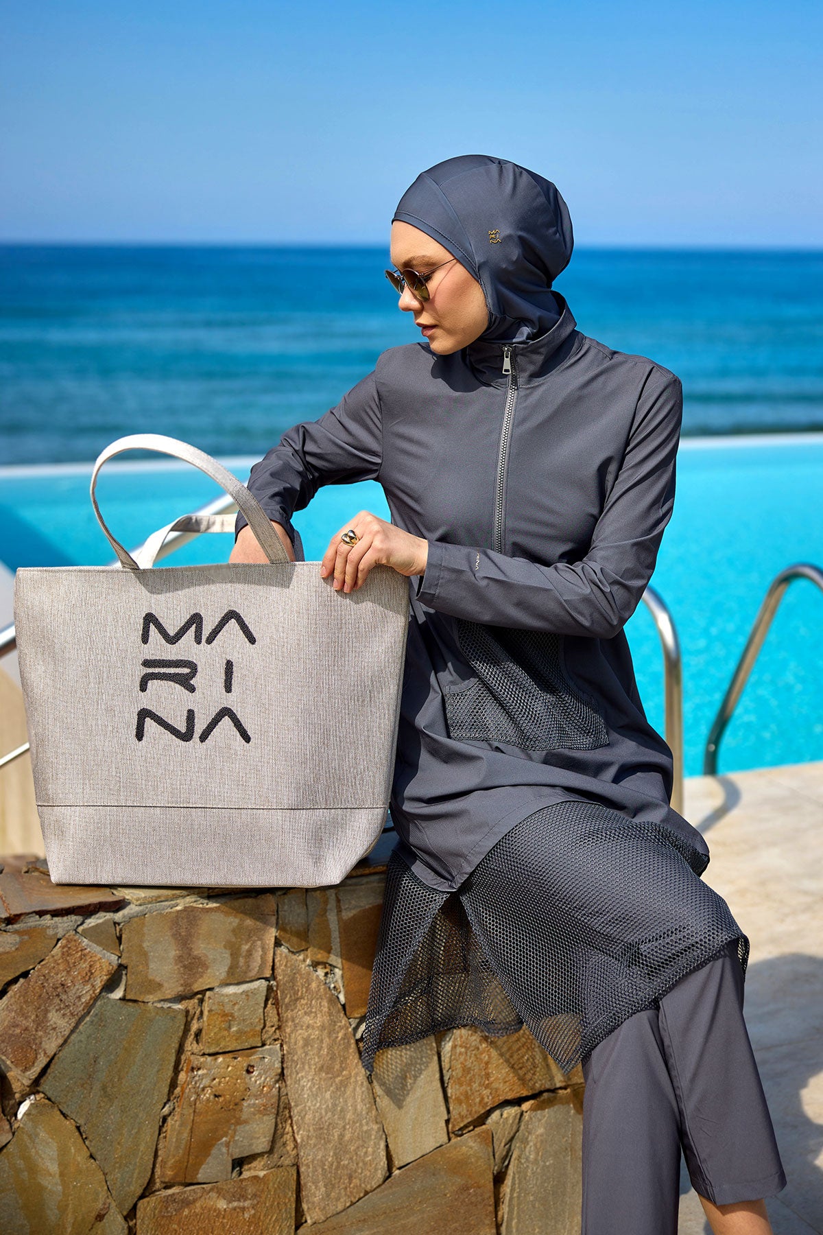 Krem Çanta Nakışlı CA2501-3 Ürün ikincil görseli