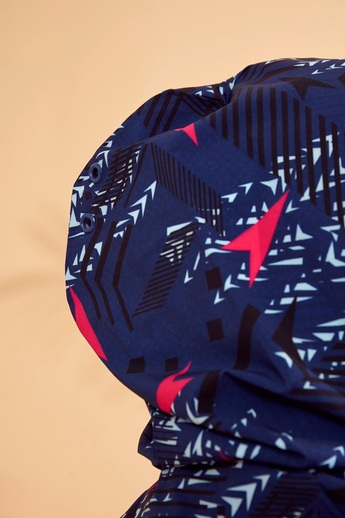 Paraşüt Lacivert Tam Kapalı Tesettür Mayo M2328