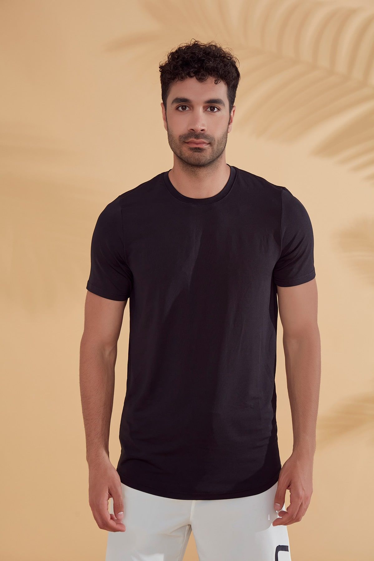 Siyah Erkek Yüzme Tişört T2342