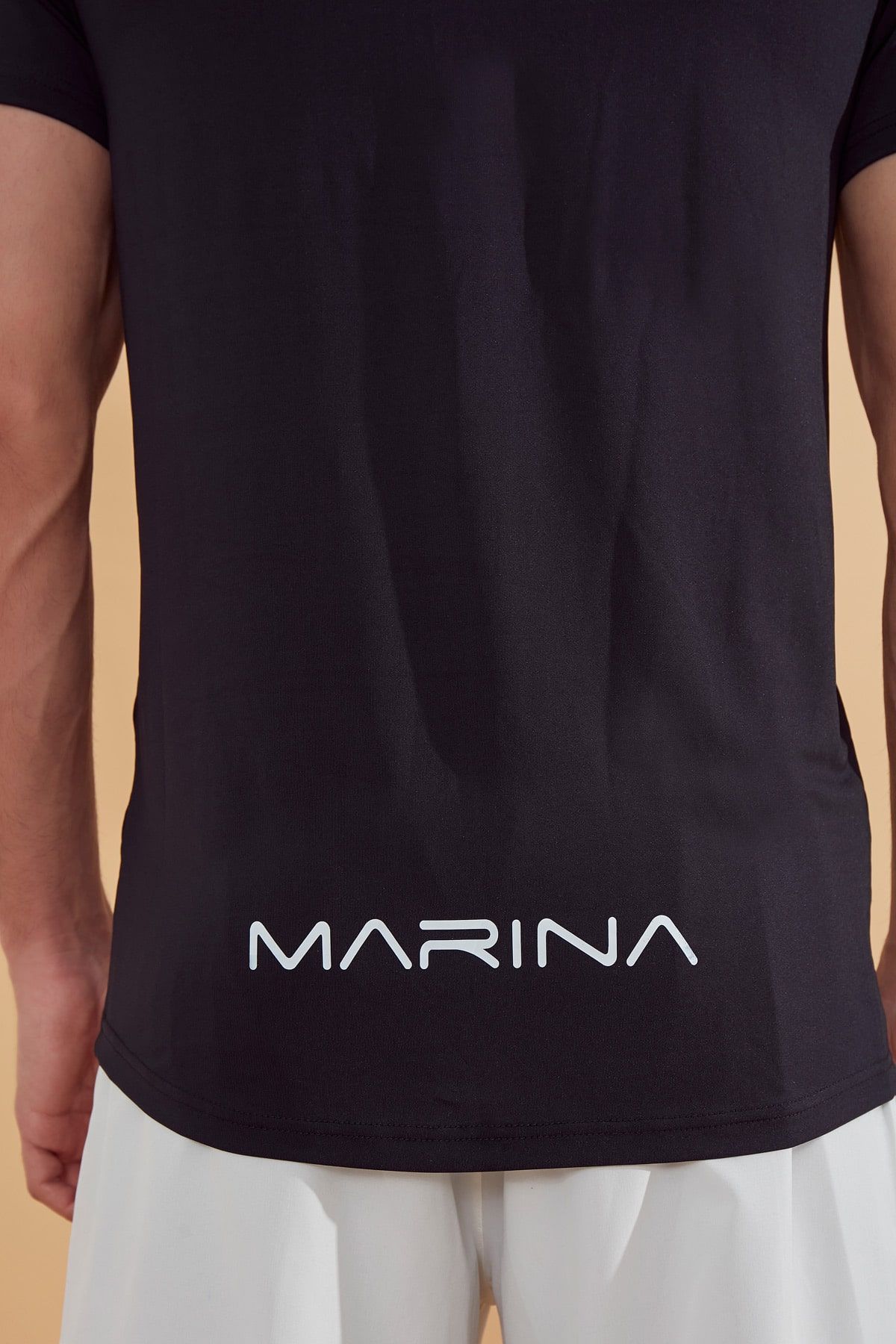 Siyah Erkek Yüzme Tişört T2342