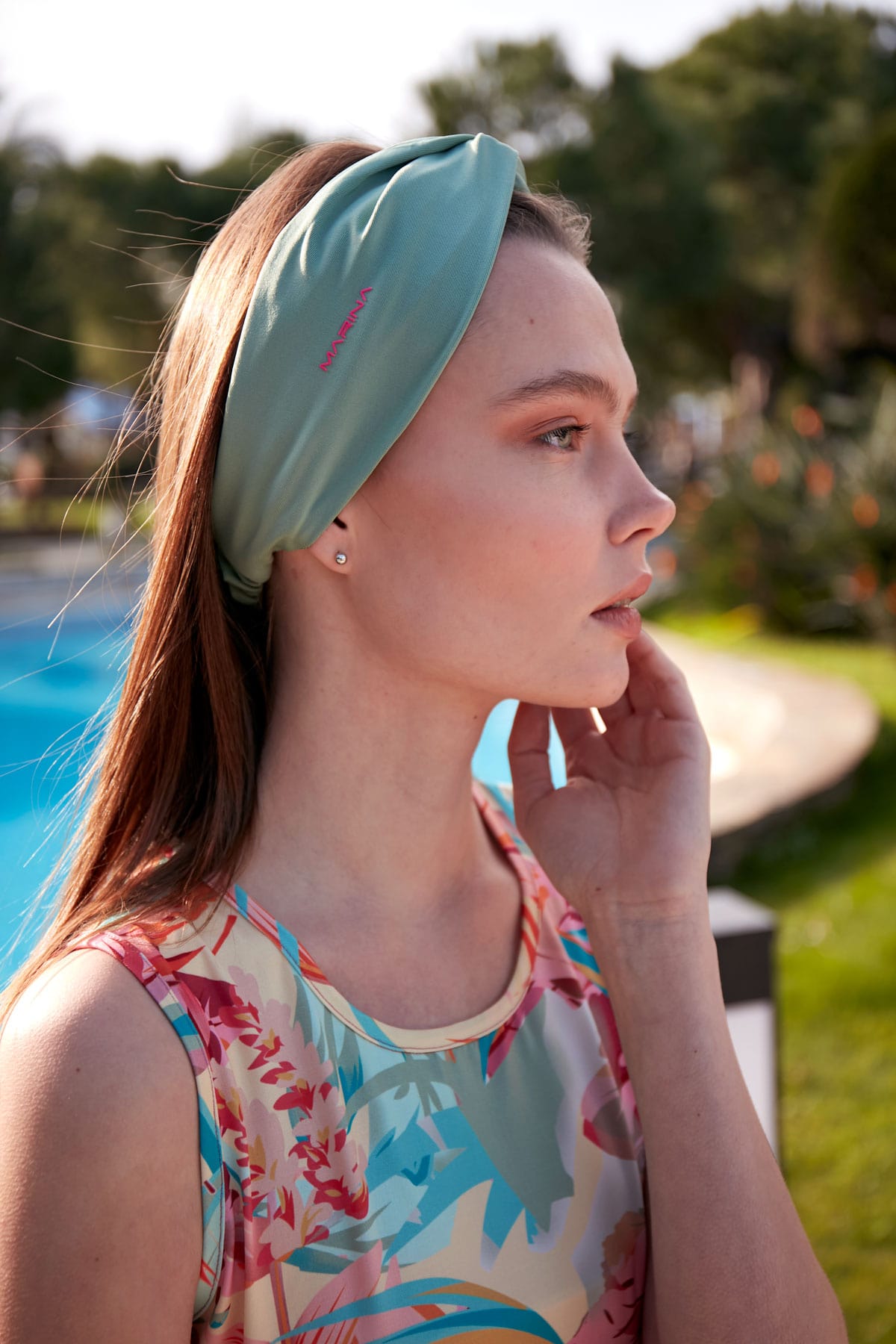 Yeşil Yüzme Bandanası BN2405 Ürün ana görseli