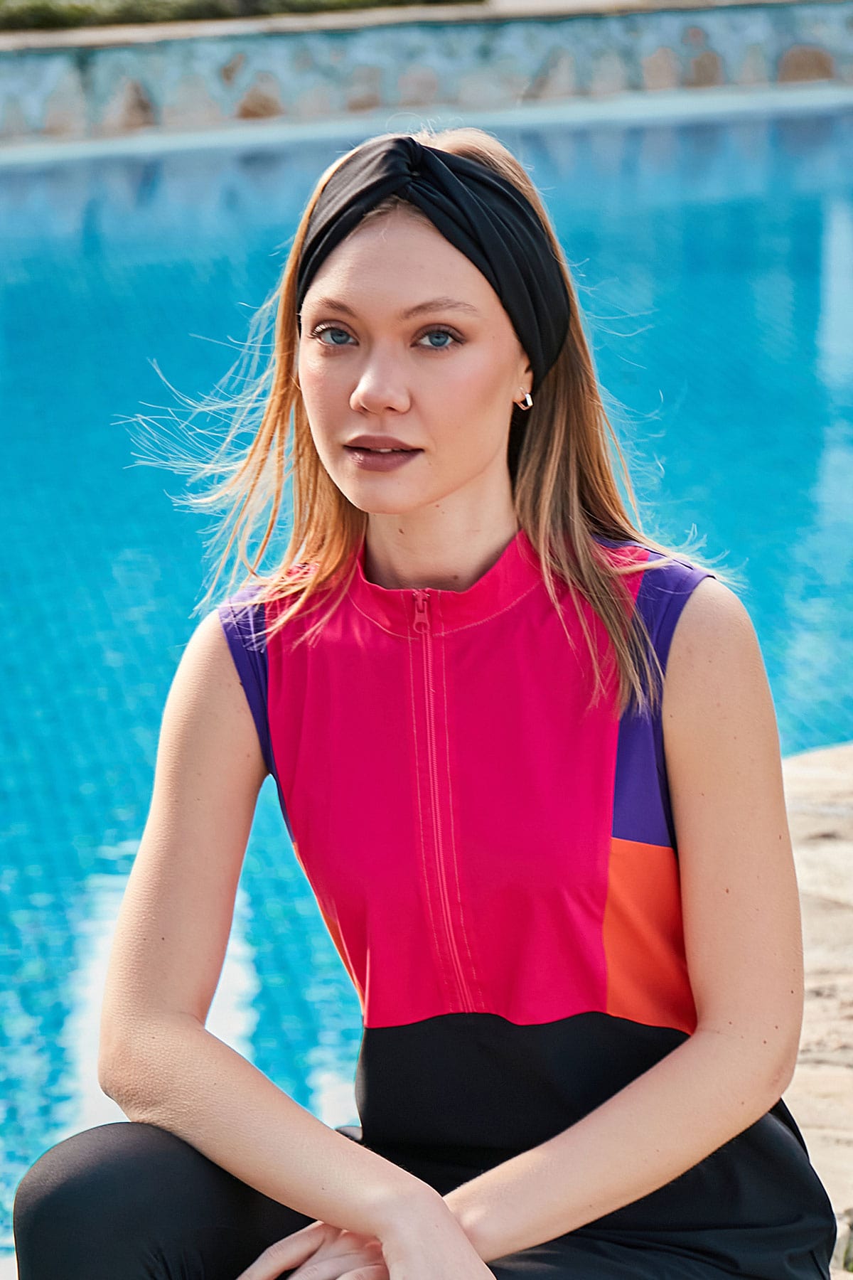 Siyah Yüzme Bandanası BN2404