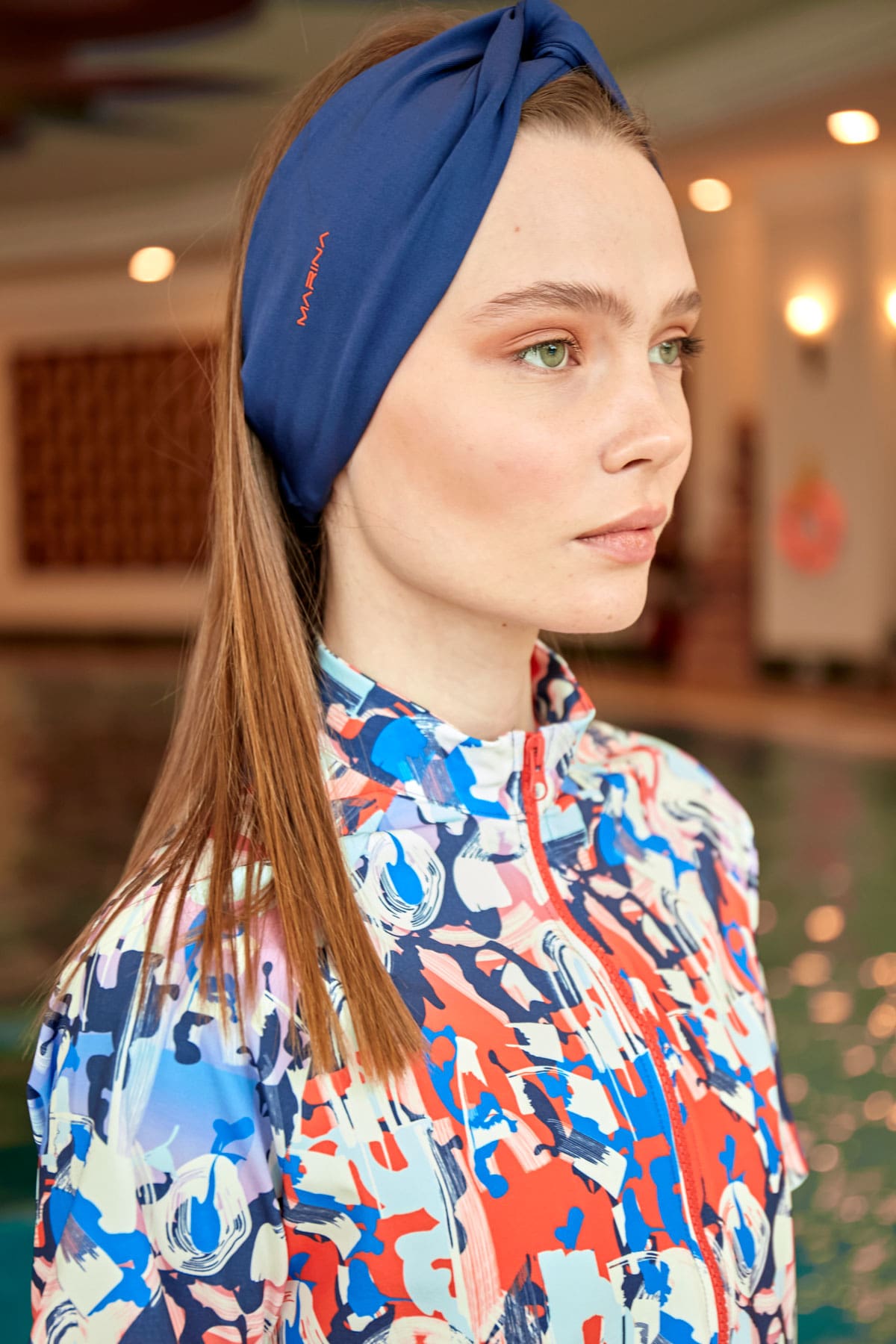 Lacivert Yüzme Bandanası BN2403