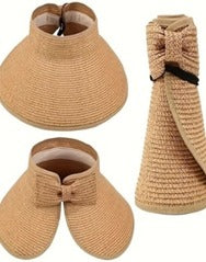 Camel Hasır Vizör Şapka 14624 Ürün ikincil görseli