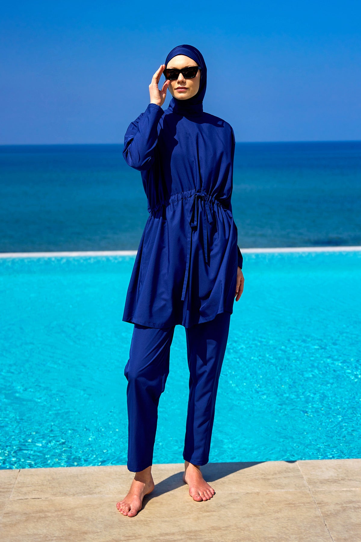 Andalus Tesettür Mayo A2502-2 Lacivert