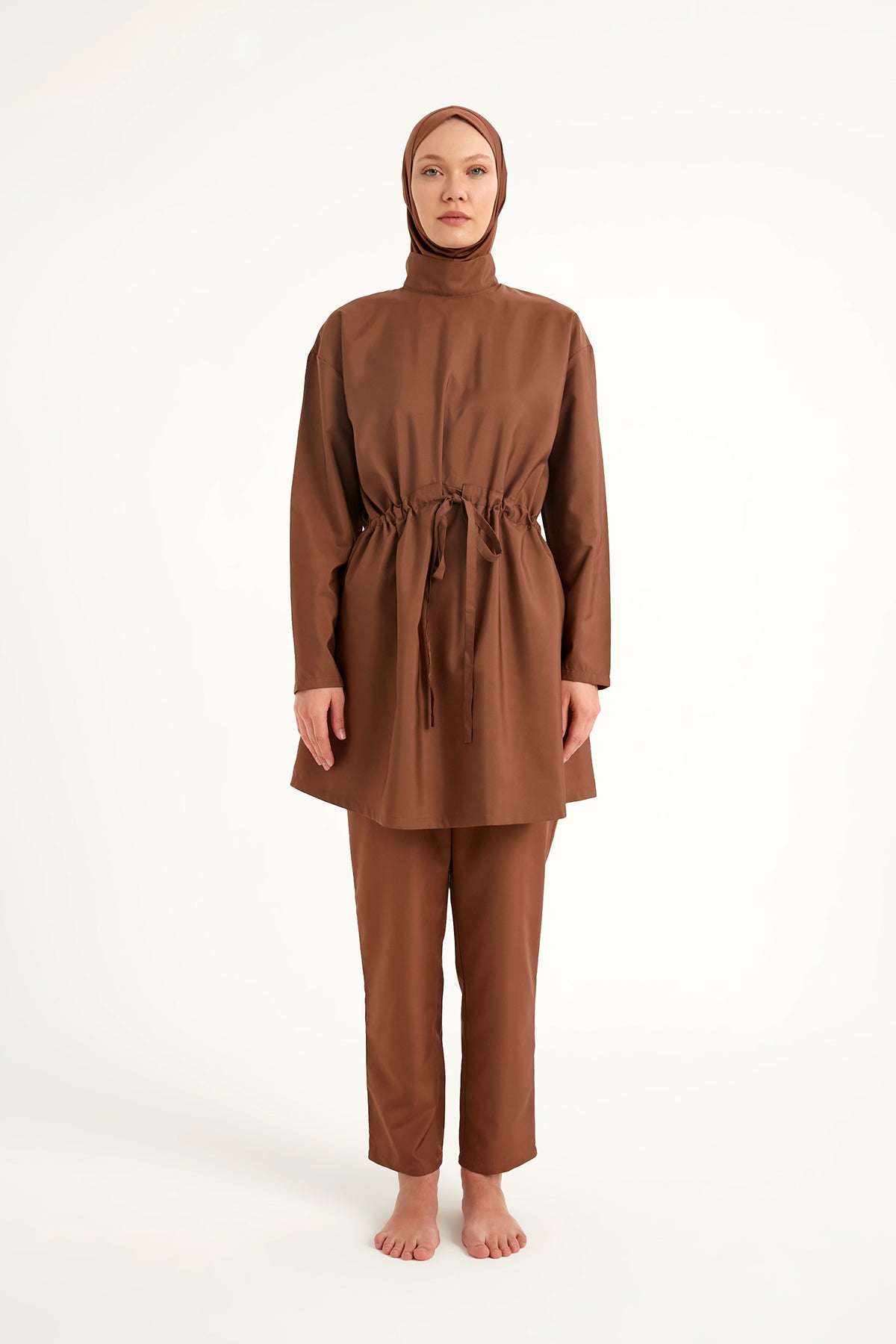 Andalus Tesettür Mayo A2502-3 Kahve