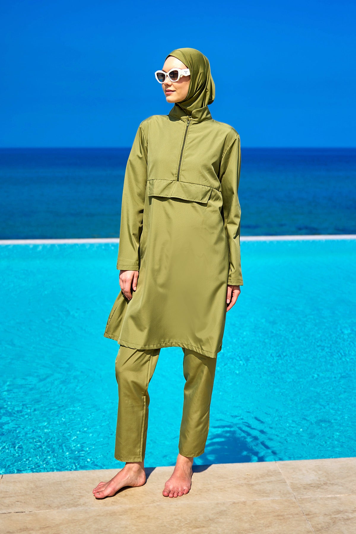 Andalus Tesettür Mayo A2503-5 Yeşil