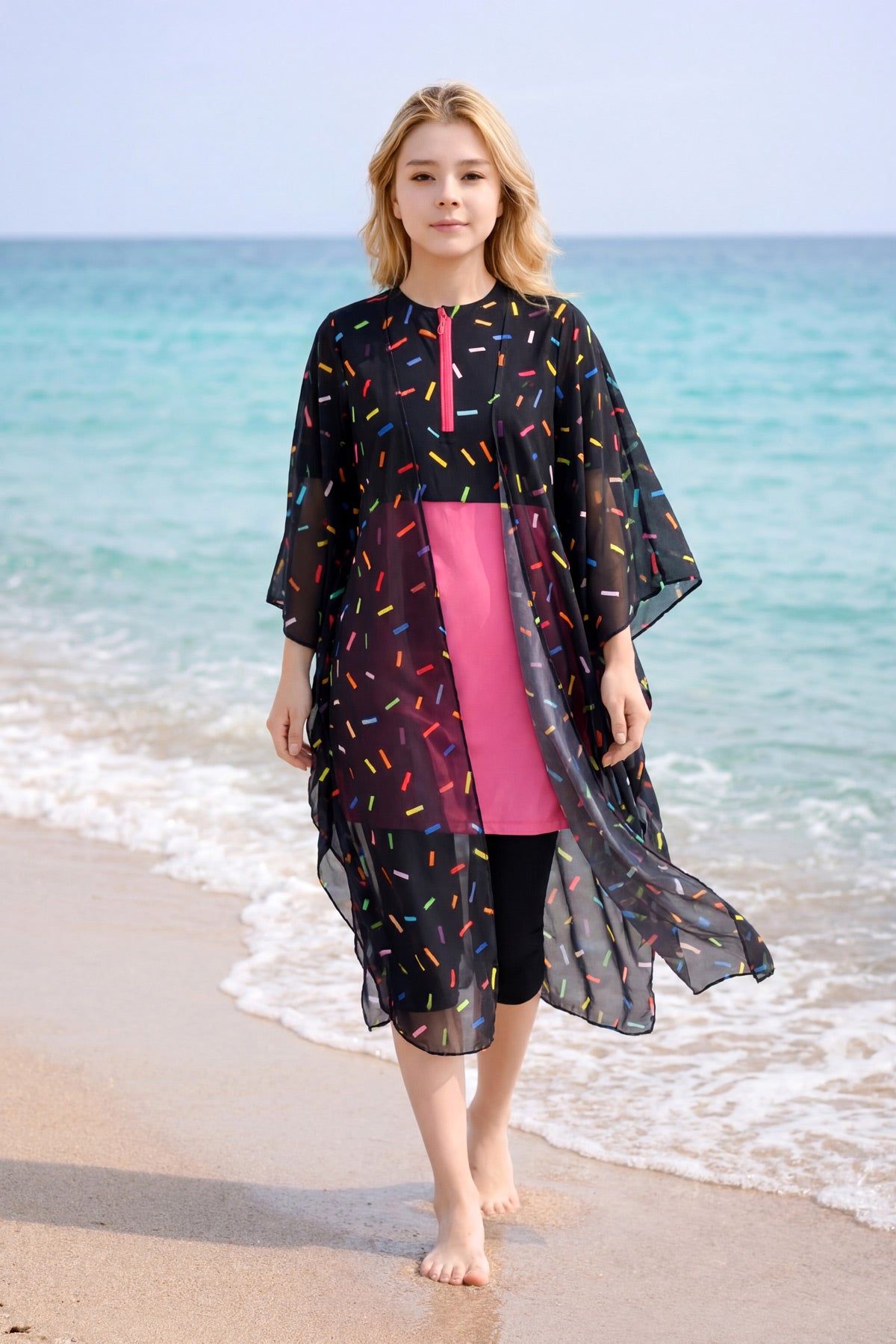 Marina Kız Çocuk Garson Pareo - GP2502