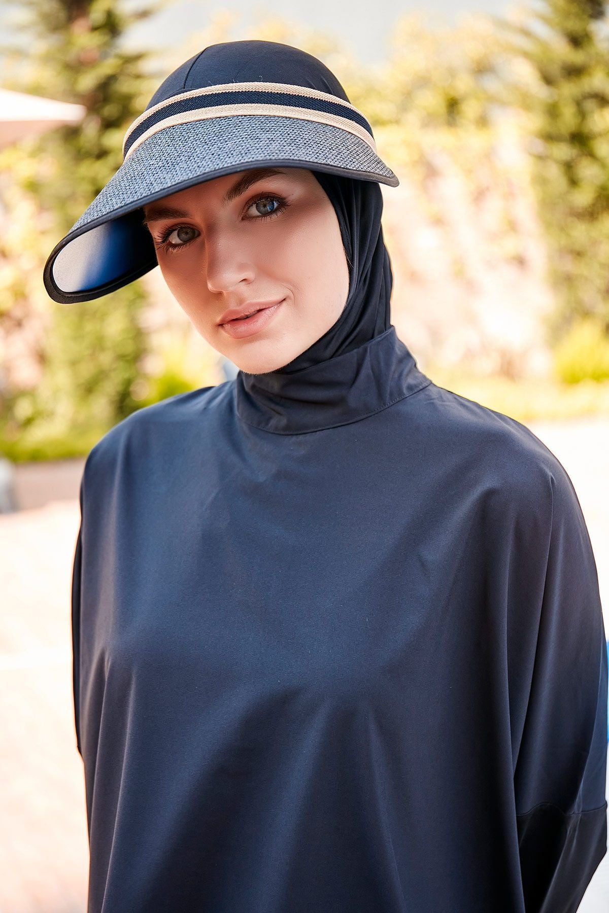 Siyah Hasır Vizör Şapka 14394 Ürün ana görseli